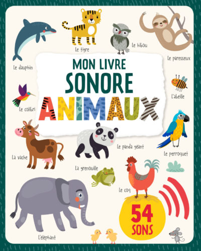 Livre sonore animaux