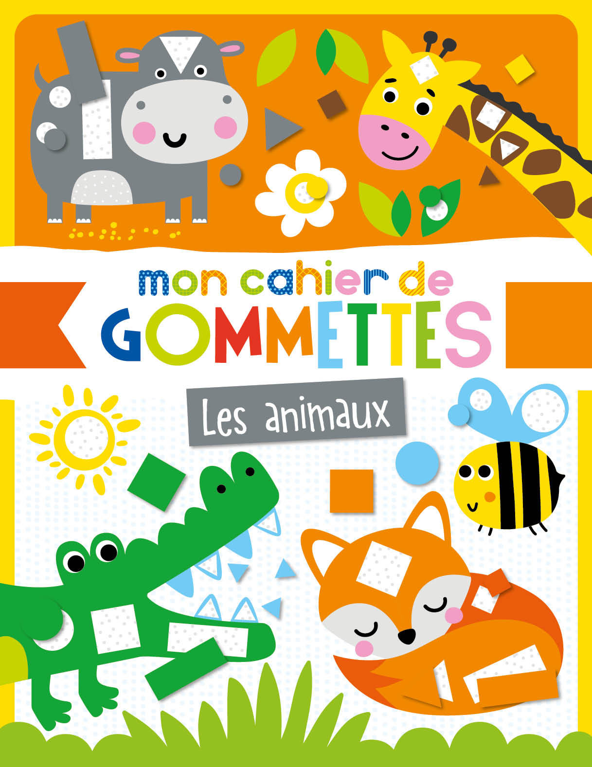 Mon cahier de gommettes - les bébés animaux - Éditions 123 Soleil