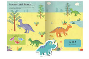 Mes stickers en feutrine - Dinosaures