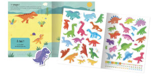 Mes stickers en feutrine - Dinosaures