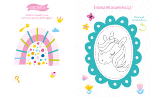 Mon cahier de stickers - Licornes