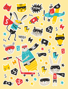 Mon cahier de stickers - Super-Héros