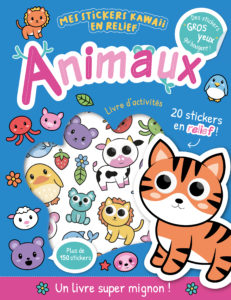 Mes stickers kawaii en relief - Animaux