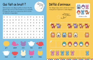 Mes stickers kawaii en relief - Animaux