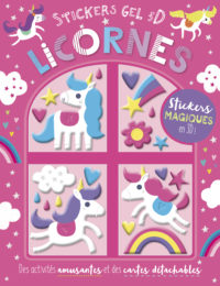 Mes stickers gel 3D - Licornes