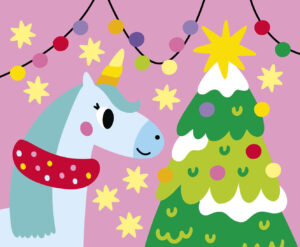 Mes jolies peintures magiques - Noël des licornes