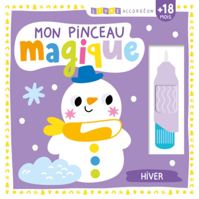 Livre accordéon – Mon pinceau magique – Hiver