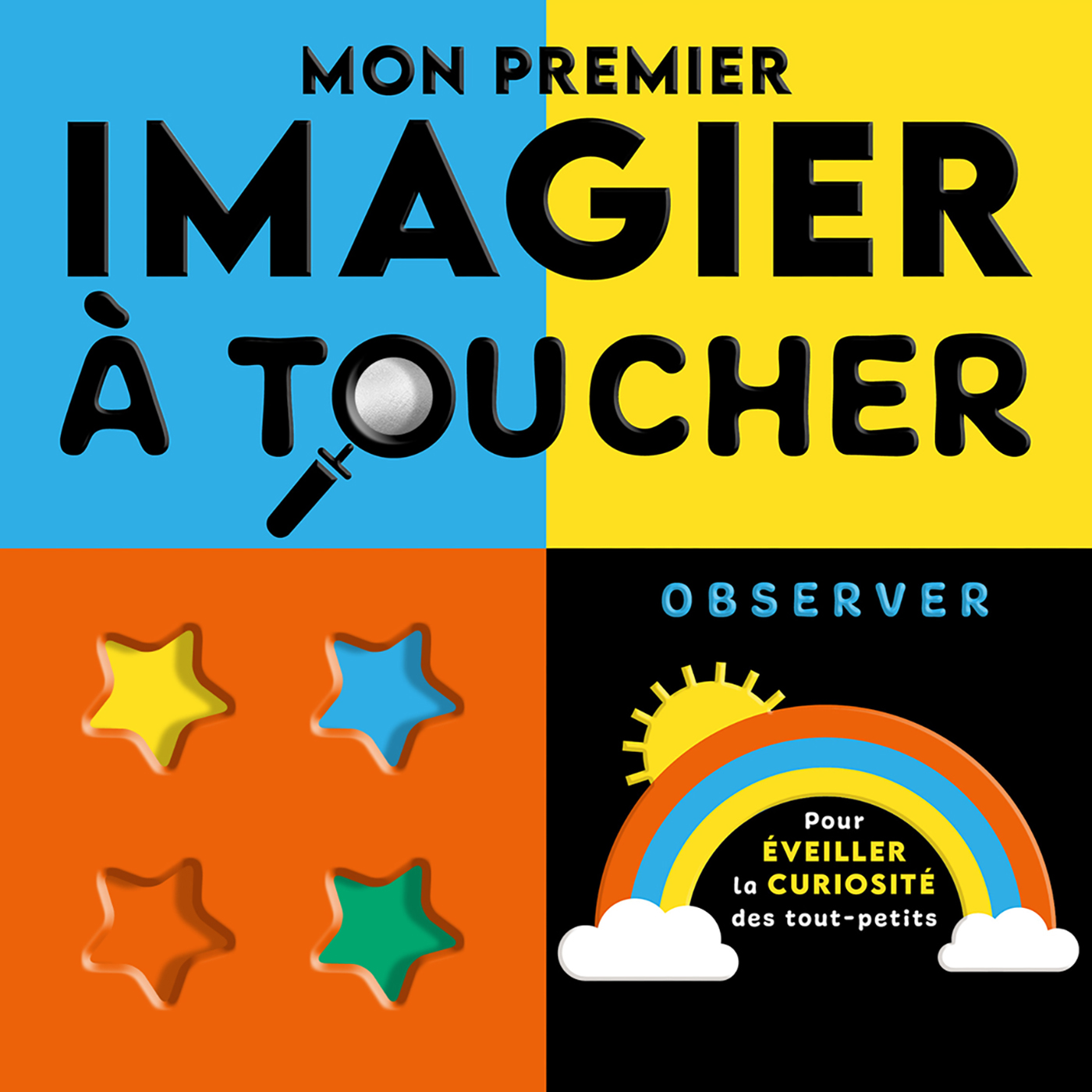 Mon premier imagier à toucher - Observer - 123 Soleil Editions