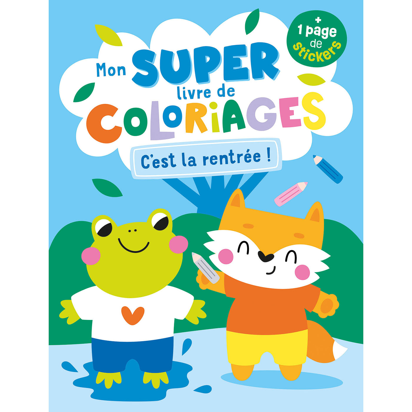 Mon super livre de coloriages - C'est la rentrée !- 123 Soleil Editions