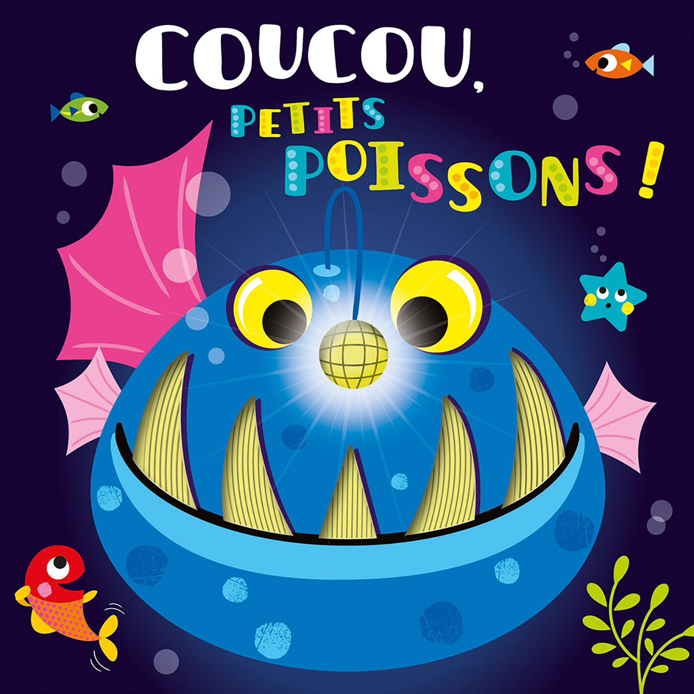 Livre à toucher en silicone - Coucou, petits poissons  - 123 Soleil Editions