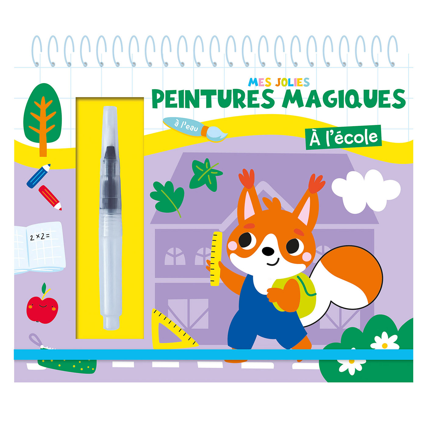 Mes jolies peintures magiques - À l'école  Nouvelle Édition- 123 Soleil Editions