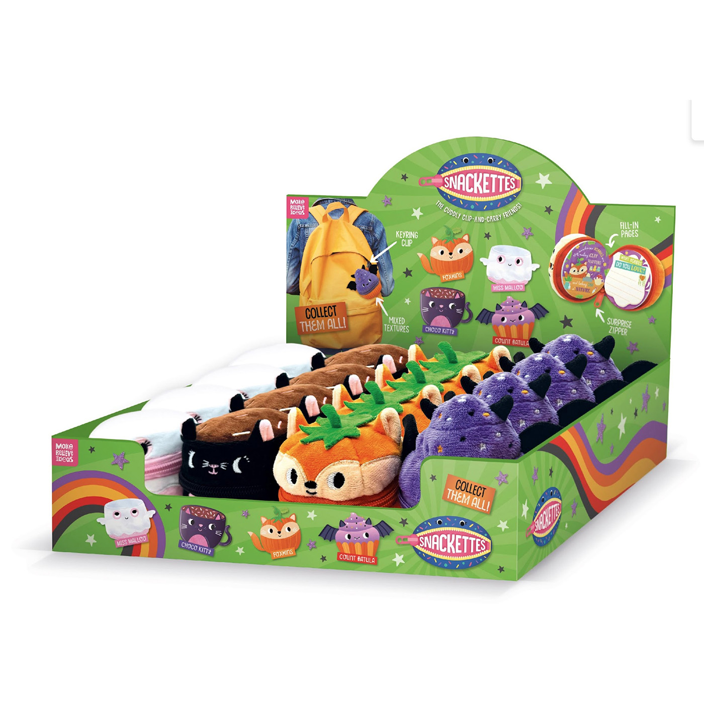 PLV Snackettes - Mini_peluches d'Halloween- 123 Soleil Editions
