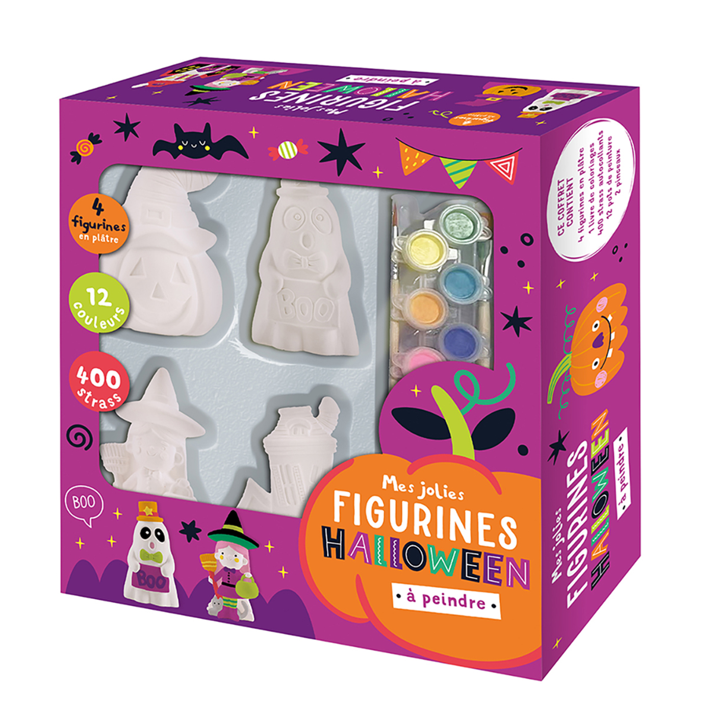 Peindre et_Décorer - Mes jolies figurines Halloween - 123 Soleil Editions