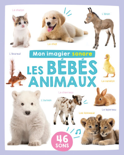 Mon imagier sonore – Bébés animaux
