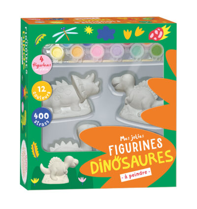 Mes jolies figurines à peindre dinosaures