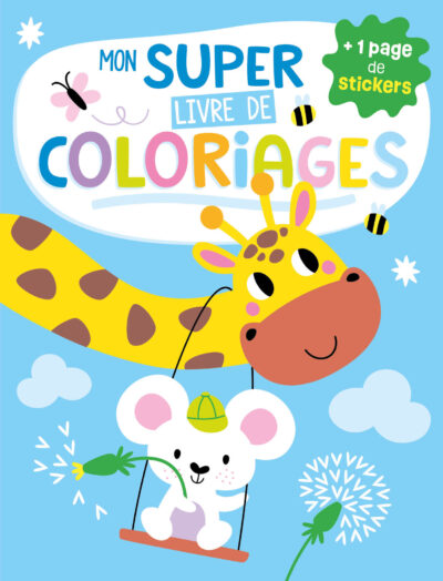Mon super livre de coloriages – Girafe