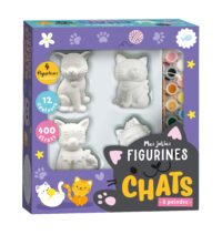 Mes jolies figurines chats à peindre