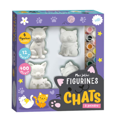 Mes jolies figurines chats à peindre