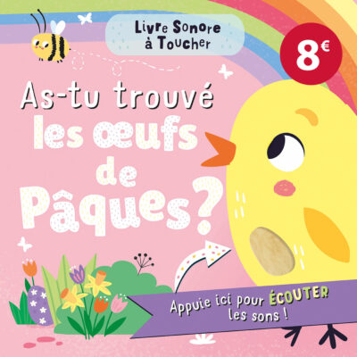 Livre sonore à toucher – As-tu trouvé un œuf de Pâques ?