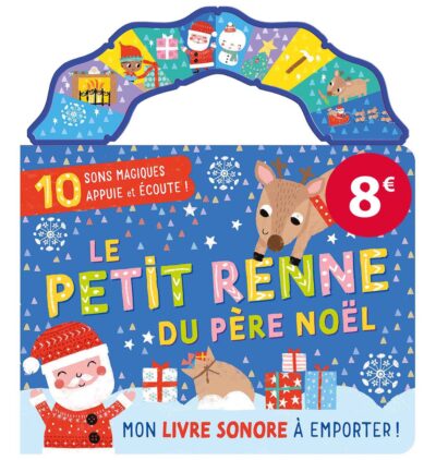 Mon livre sonore a emporter – Le petit renne du père Noël