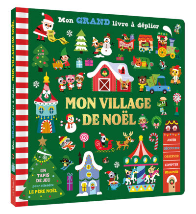 Mon grand livre à déplier – Mon village de noël