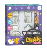 Mes jolies figurines chats à peindre